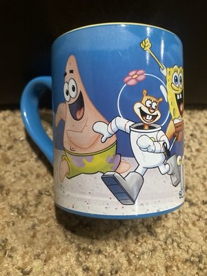 SpongeBob SquarePants Nickelodeon Coffee Mug 14oz Cup Patrick Mr Crabs Sandy