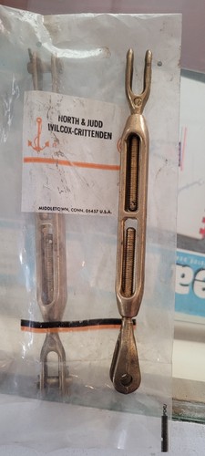 Vintage Bronze Wilcox Crittenden Turnbuckle 1/4”