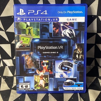 PlayStation VR Demo Disc 3 PS4 VR Game Sony Interactive