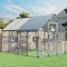 110" Catio Outdoor Cat Enclosure with Full Waterproof Roof