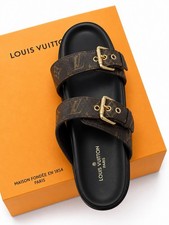 Louis Vuitton Womens Leather Sandals Size US8