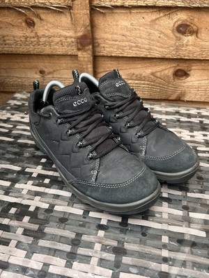 Ecco Ulterra Wanderschuhe schwarz Leder und Wildleder Obermaterial Gore-tex Uk8 gebraucht sehr guter Zustand