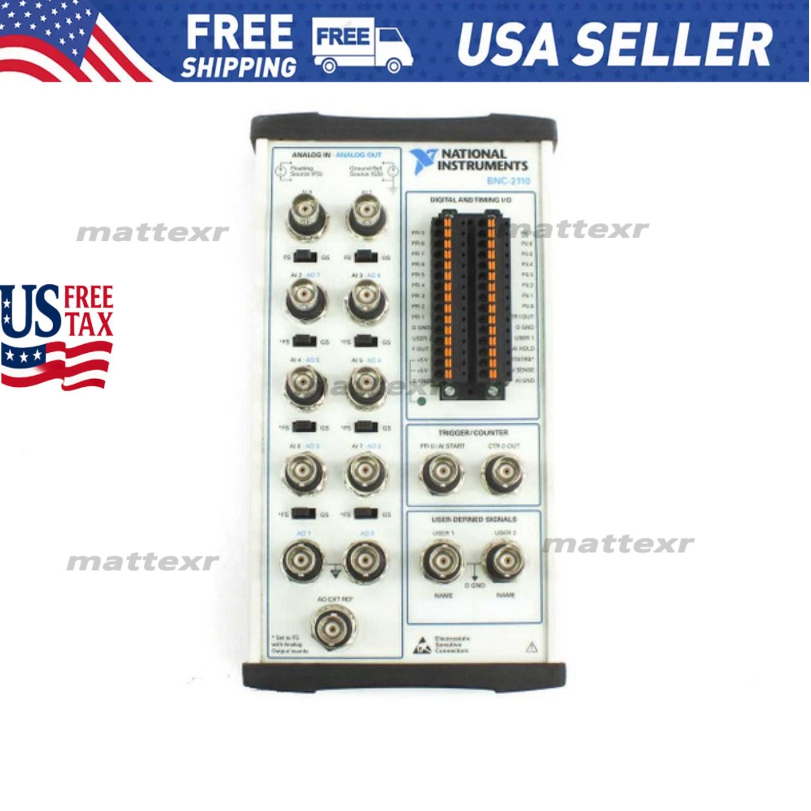 NEW National Instruments BNC2110 BNC-2110 68-Pin SCSI Shielded Terminal Block