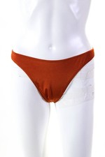 Fisch Womens Flamands Bikini Bottoms Shimmer Terracotta Size L