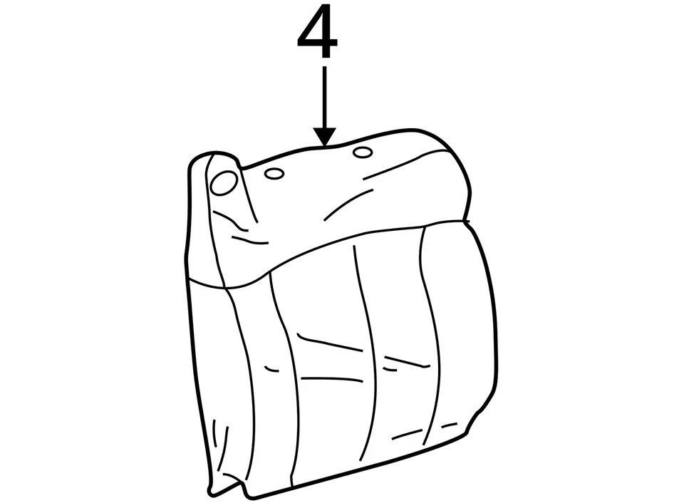 Chevrolet GMC TAHOE YUKON 2001-2003 CUBIERTA P/ASIENTO BK CUSH *GRIS 88936771 NUEVO OEM Foto 3 de 3