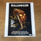 John Carpenter Jamie Lee Curtis signed 11x14 photo autograph