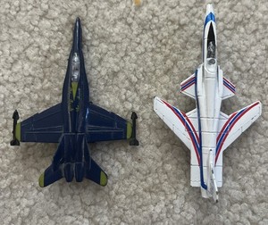 BLUE ANGELS F-18 HORNET A124 US Navy Die Cast Plane 3.25 Jet Plus Grumman X-29A