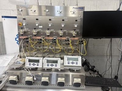 PendoTECH 5-Station TFF Screening System PDKT-PCS-5S-TFF-PBWM Tested w/ Software