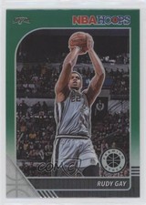 2019-20 Panini NBA Hoops Premium Stock Green Prizm Rudy Gay #173 03gt