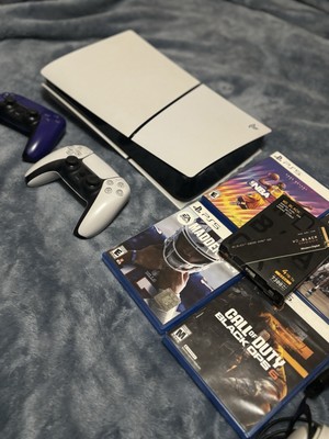 PS5 PlayStation 5 Console 1TB Storage with Disc Drive Bundle