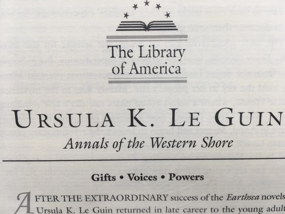ЗАПЕЧАТАННАЯ Урсула К. Ле Гуин: Анналы Западного берега Библиотека Америки - Изображение 4 из 4