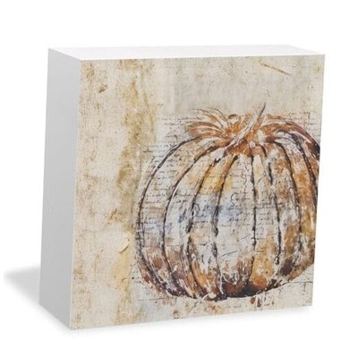 Fall Pumpkin Wooden Box Sign Desk Decor, Farmhouse Fall Decor, Vintage ...