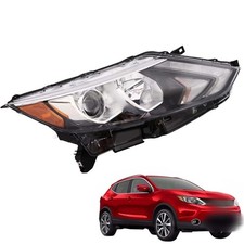 For 2017 2018 2019 Nissan Rogue Sport Halogen w/ LED DRL Headlights Assembly RH