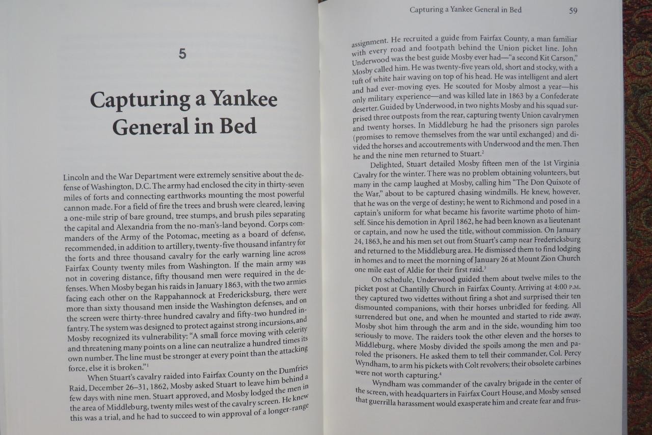 GRAY GHOST - LIFE OF COL JOHN SINGLETON MOSBY - CONFEDERATE RAIDER DJ IN BRODART