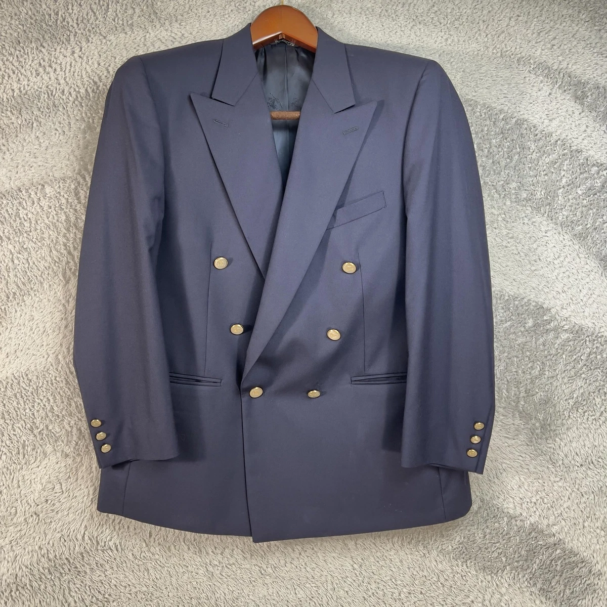 Burberry Blue Double-Breasted Suits & Blazers for Men for sale | eBay