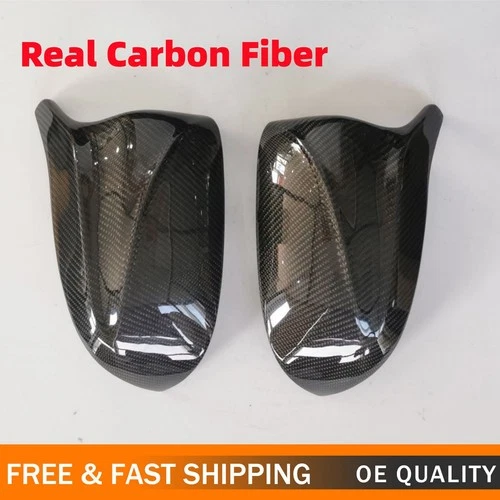 For 2018-2022 BMW X3 G01 X4 G02 X5 G05 Real Carbon Fiber Mirror Cover Caps