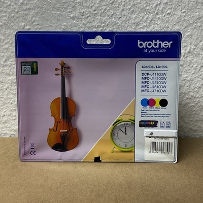Original Brother LC127XL / LC125XL Multipack Schwarz + Cyan + Magenta + Gelb 23