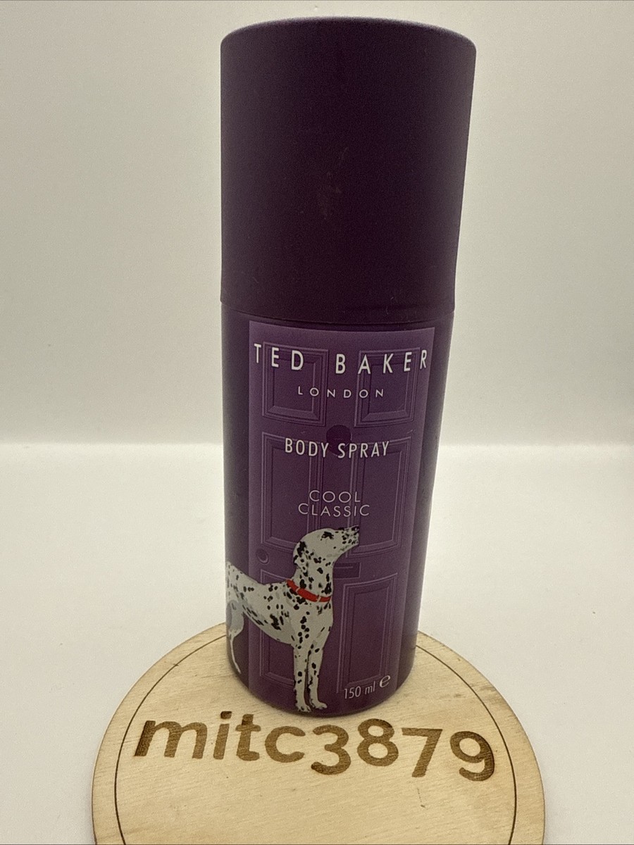 Ted Baker Cool Classic Mens Body Spray 150ml Discontinued UK Black