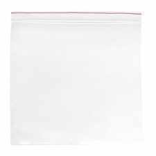 Reclosable Bag, Zip Seal, 6 in L, 4 in W, 4 mil Thick, Low Density Polyethylene