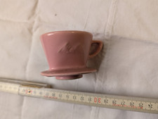 Melitta  Kaffeefilter  Porzellan  Rosa klein