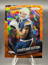 2025 Panini Prizm - Coutrland Sutton - Orange Cracked Ice Prizm