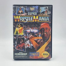 WWF Super WrestleMania - Sega Genesis NO Manual *tested
