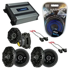 Fits Hummer H2 2008-2010 Factory Speaker Upgrade Kicker (2) DSC65 DSC4 HA-A400.4