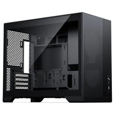Phanteks XT M3 PC Case, Mini Case, mATX, Tempered Glass - Black x 9 M25 G2 Fans