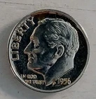 1956-P Proof 90% Silver Roosevelt Dime ~ Low Mintage of 669,384 - Ships Free! #2