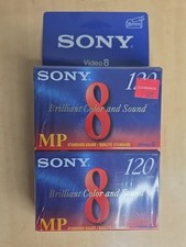 Lot Of 2 Sony Video 8 MP 120 Min 8mm Standard Grade P6-120MPD TAPES Sealed New 