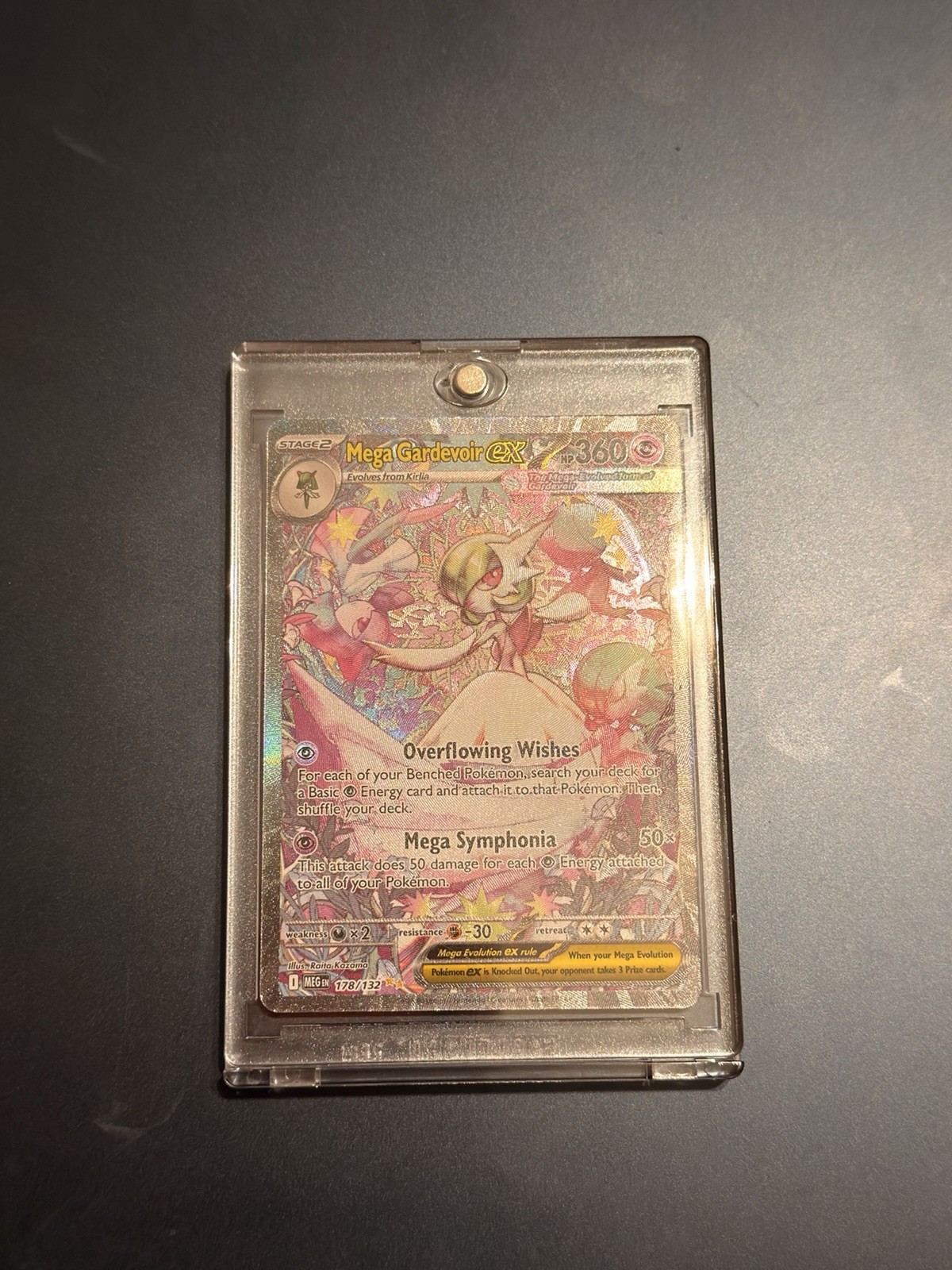 Mega Gardevoir EX Full Art Holo 178/132 Special Illustration Rare 360HP Me01