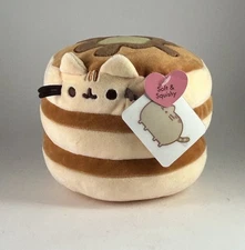 Pusheen Pancakes Super Soft Squisheen 6" Plush NEW with Tags NWT Collectible Toy
