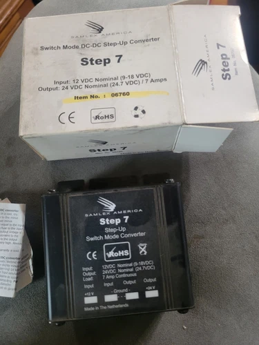 Samlex Step-Up DC-DC Converter - 7A - 9-18V Input - 24V Output STEP 7