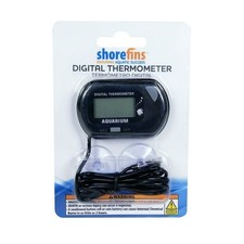 Shorefins LCD Digital Aquarium Thermometer, High Precision Plastic Temperature