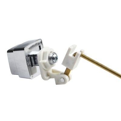 Side-Mount-Master-Plumber-Toilet Tank Lever Flush Handle Brass Arm Push Button