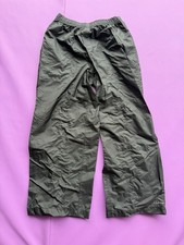 L.L. Bean TEK Waterproof Rain Pants Size Kids Size 5-6 Black Elastic Waist