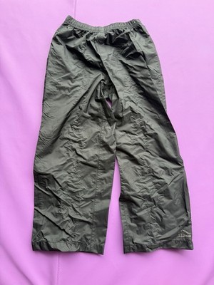 L.L. Bean TEK Waterproof Rain Pants Size Kids Size 5-6 Black Elastic Waist
