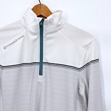 Vineyard Vines Quarter-Zip Pullover Men's XSmall White