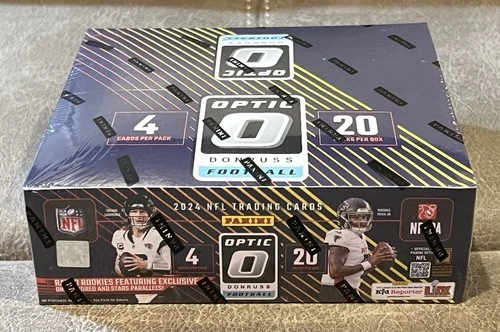 2024 Donruss Optic Football Retail Box Factory Sealed 20 Packs