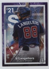 2021 Bowman Platinum Precious Elements Purple 215/250 Shea Langeliers #PE-28 j6a