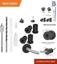 Complete Starlink Cable Pass-Through Kit: 4PCS Grommets  Routing Tools Included