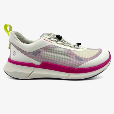 ECCO Biom 2.2 White Lavender Womens Athletic Fuidform Sneaker
