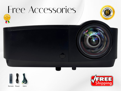 Short-Throw DLP Projector for Kids Learning and Play 3300 Lumens Eco Mode 2160p