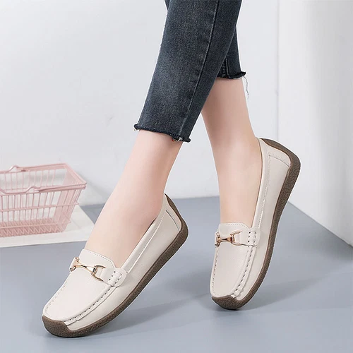 Womens Loafers Mocassin Office Work Flat Slip On Shoes Ladies Casual Shoes Size - Bild 50 von 59