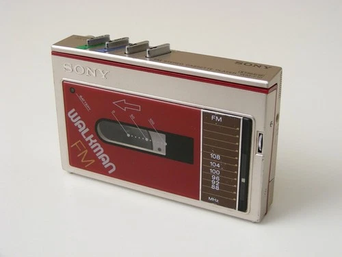 Vintage Sony WALKMAN WM-F10 Cassette ~ Radio Works ~ As-Is / Parts