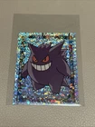 1999 Nintendo Merlin Collections Pokémon Sticker #S15 Gengar Prism Holographic
