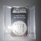 APMEX 1 oz .999 Fine Silver Bar, 1 Troy Ounce Silver, in Protective Case