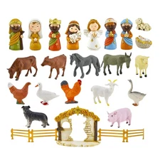 Christmas Countdown Calendar 2025 Advent Religious Nativity Small 