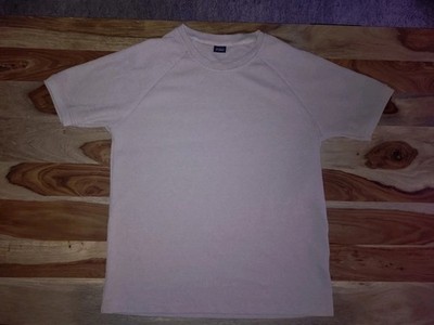 De Facto Herren Oberteil T-Shirt Größe M Beige  Polyester Baumwollmischung