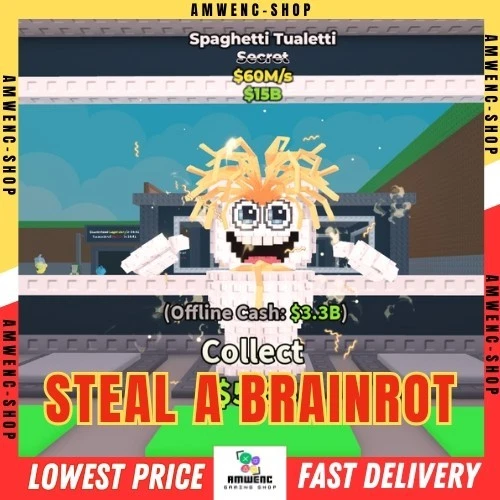 Steal a Brainrot - Spaghetti Tualetti - Random Mutation/Traits or Normal